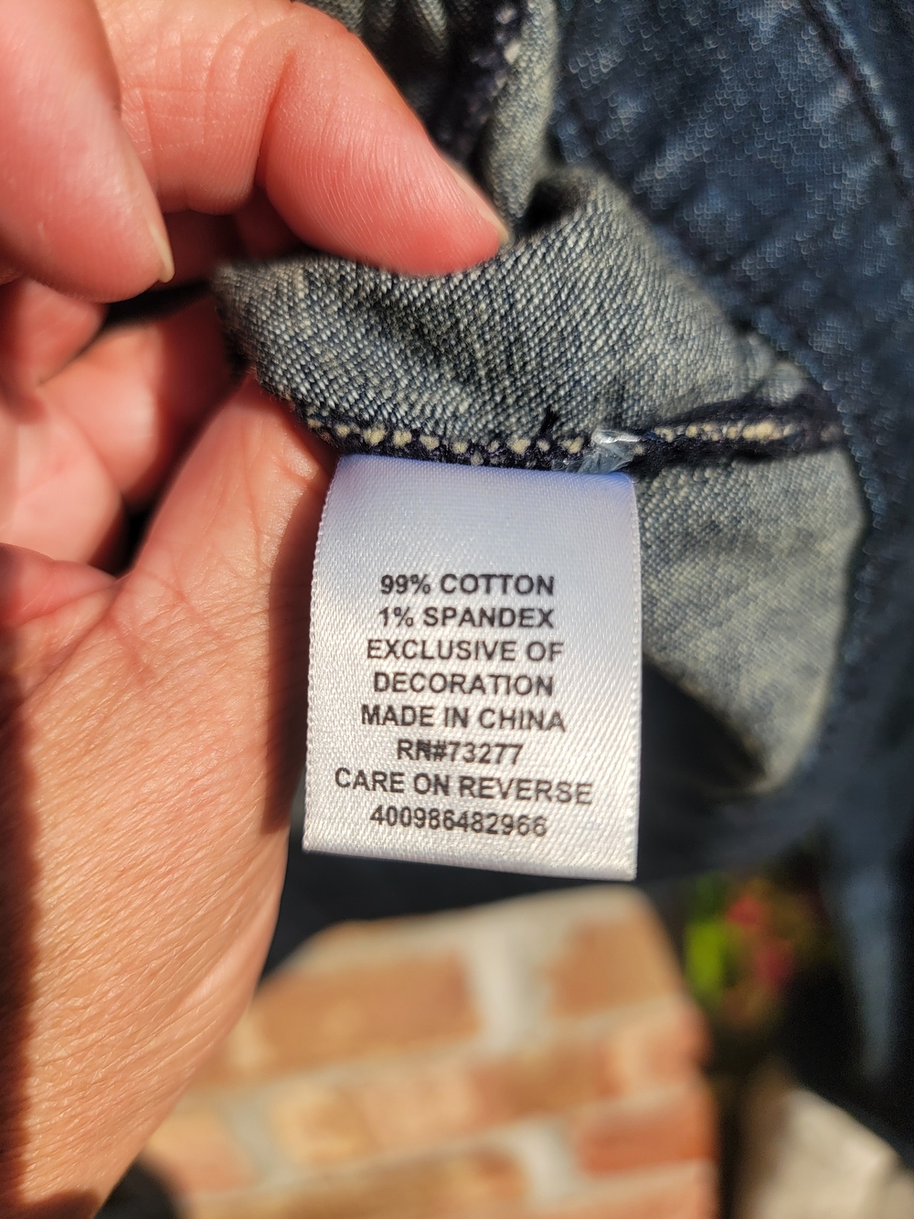 Women's Elle Indigo Blue Denim Jacket - Picture 6 of 8